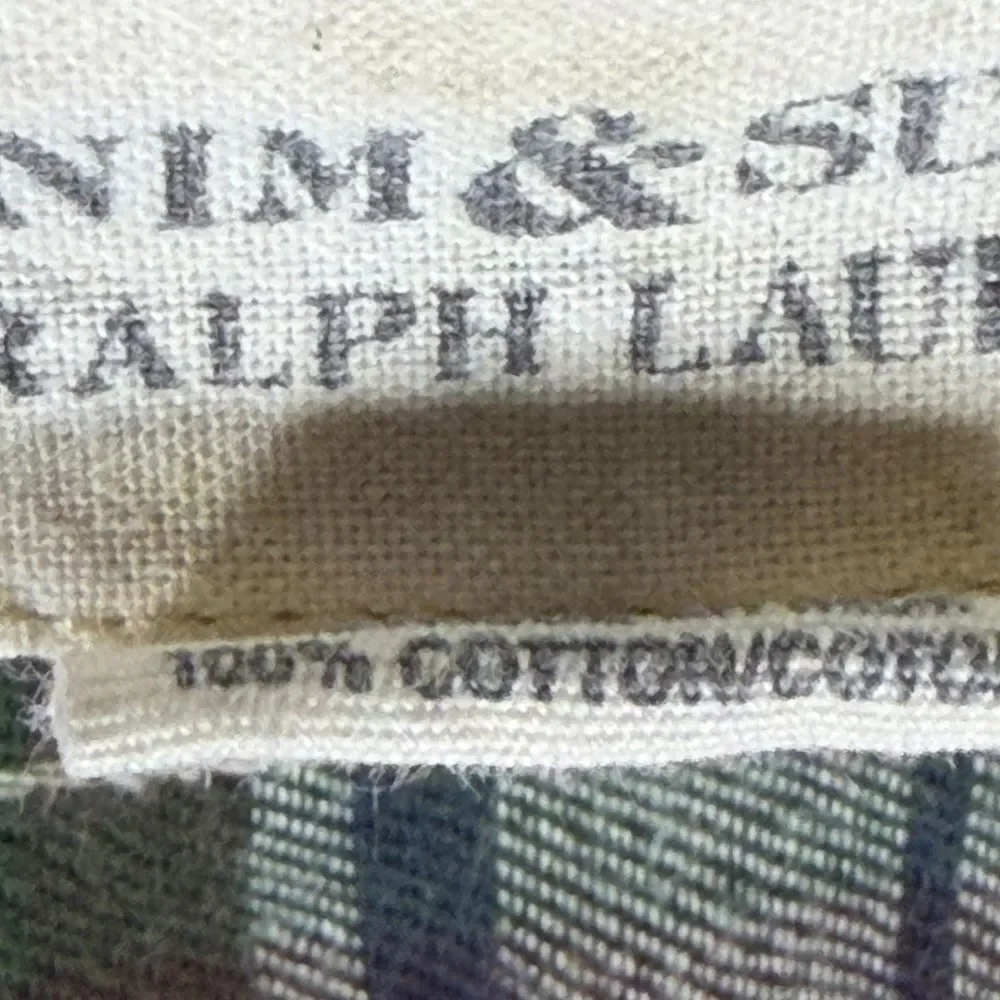 Ralph Lauren Denim & Supply  Plaid Button-Down Shirt - Blue Green White